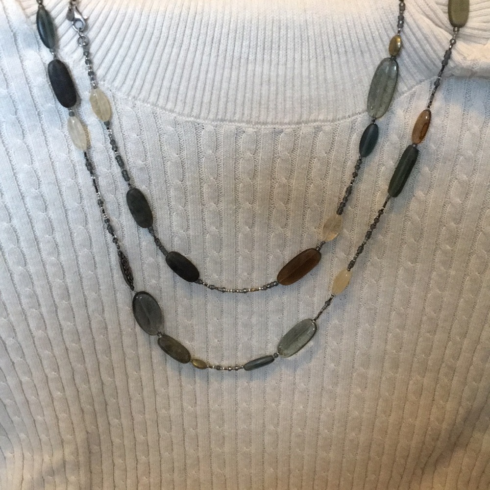 Silpada Multicolored Stones & Beaded Necklace